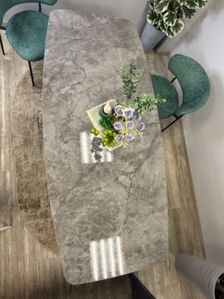 Стол KENNER DF2000 черный/керамика белая глянец