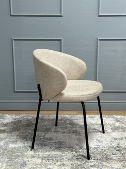 Комплект стульев 2шт KENNER 305SD черный/бежевый микробукле