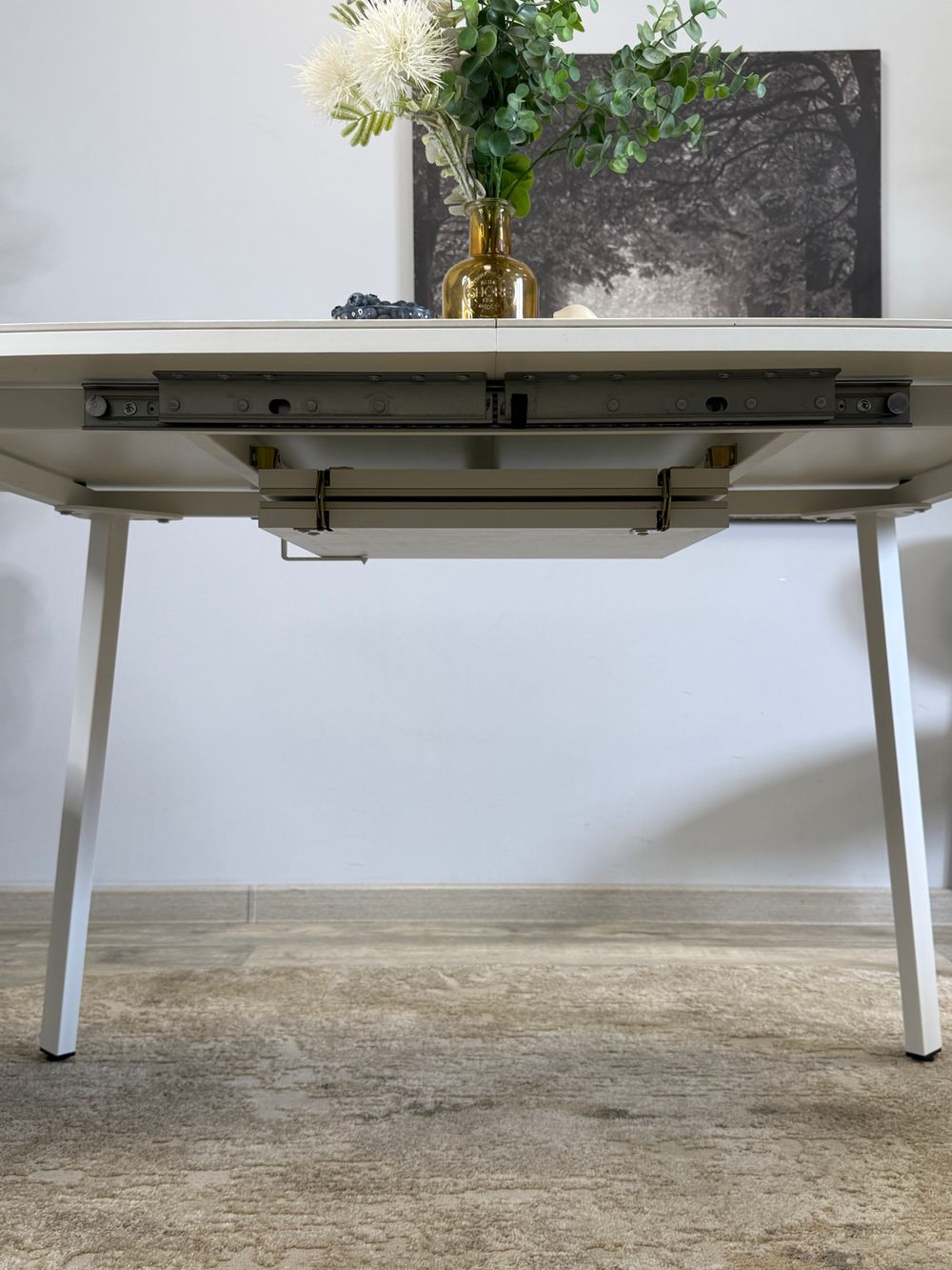 Стол Kenner AK1400, белый/керамика GLORIA WHITE арт.170190