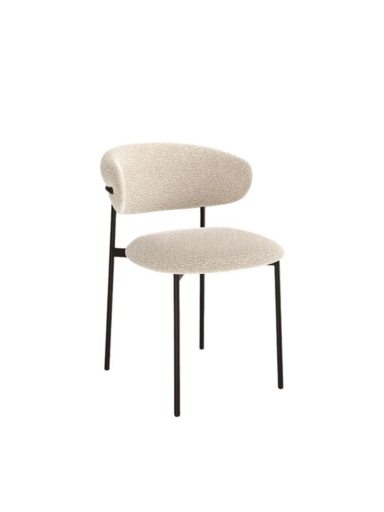 Стул KENNER 309SD черный/микробукле бежевый