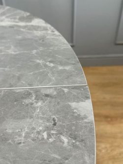 Стол KENNER AR1000 черный/керамика серая