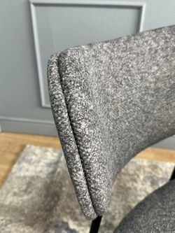 Комплект стульев 2шт KENNER 302SD черный/серый микробукле