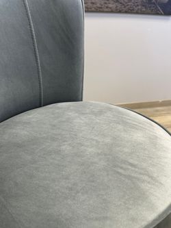 Стул Kenner 177KK белый/серый велюр