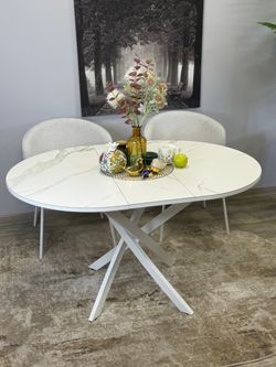 Стол Kenner R1000, белый/керамика TOP ALPINE WHITE арт.170118