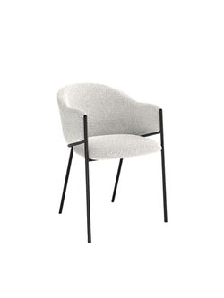 Стул KENNER 308SD черный/серебристый