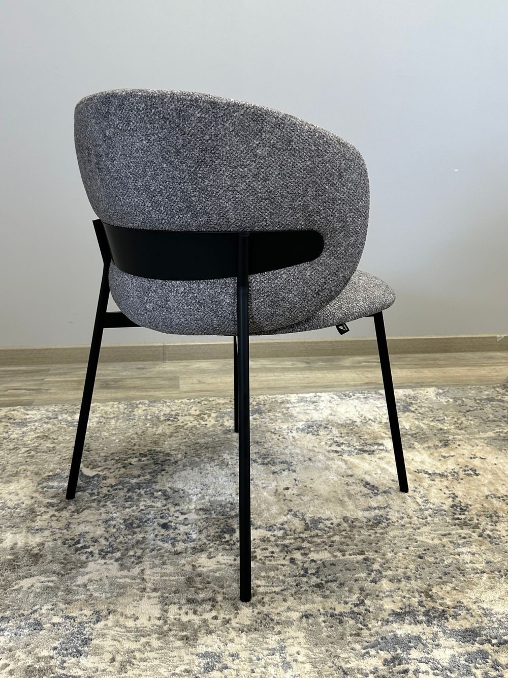 Комплект стульев 2шт KENNER 306SD черный/серый