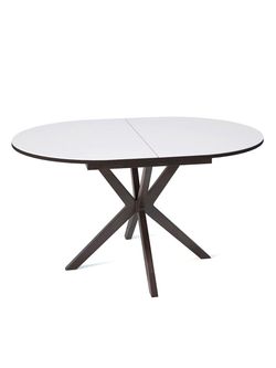 Стол KENNER B1300 венге/стекло белое сатин