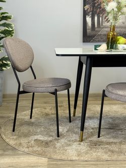 Стул KENNER 301SD черный/капучино микробукле