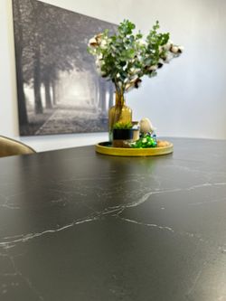 Стол KENNER AZ1400 черный/керамика черная