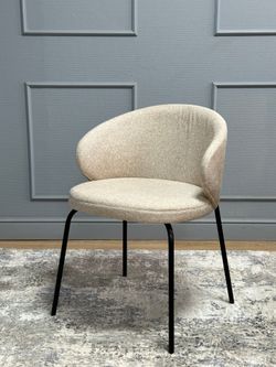 Комплект стульев 2шт KENNER 305SD черный/бежевый микробукле