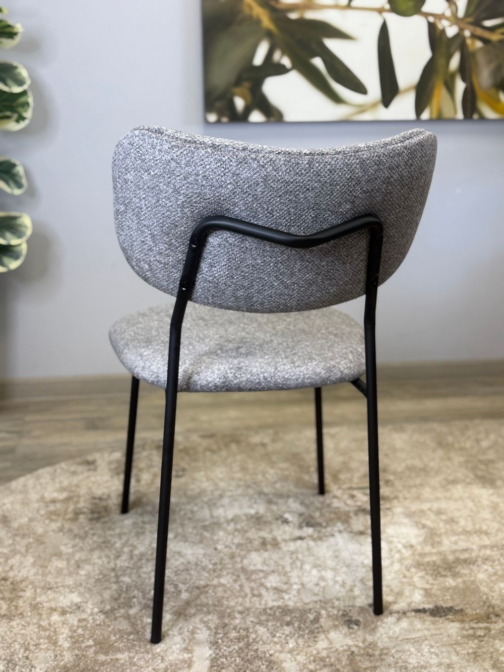 Стул KENNER 302SD черный/серый микробукле