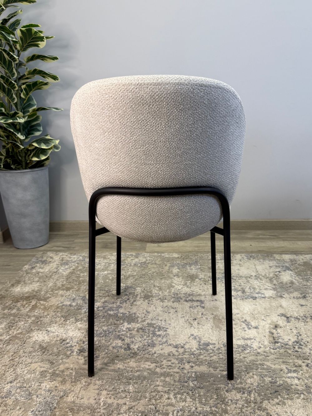 Стул KENNER 307SD черный/серебристый