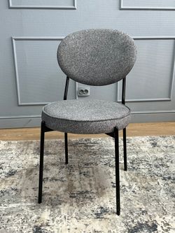 Комплект стульев 2шт KENNER 301SD черный/серый микробукле