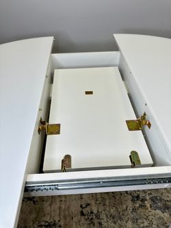 Стол KENNER 1000 М белый/стекло белое сатин