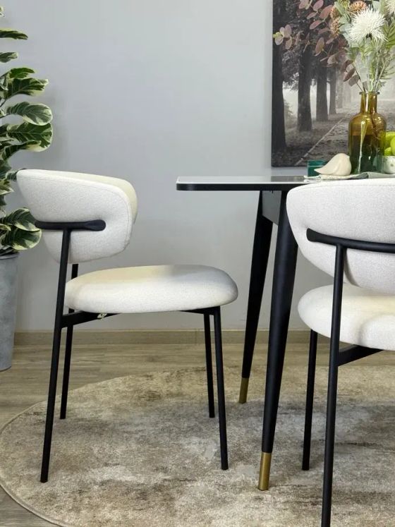 Стул KENNER 309SD черный/жемчуг