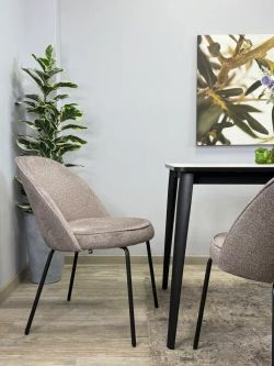 Стул KENNER 176SD черный/капучино