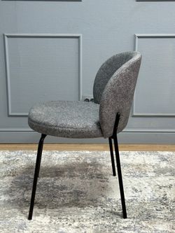 Комплект стульев 2шт KENNER 304SD черный/серый микробукле