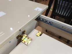 Стол KENNER 1200М  крем/стекло крем глянец