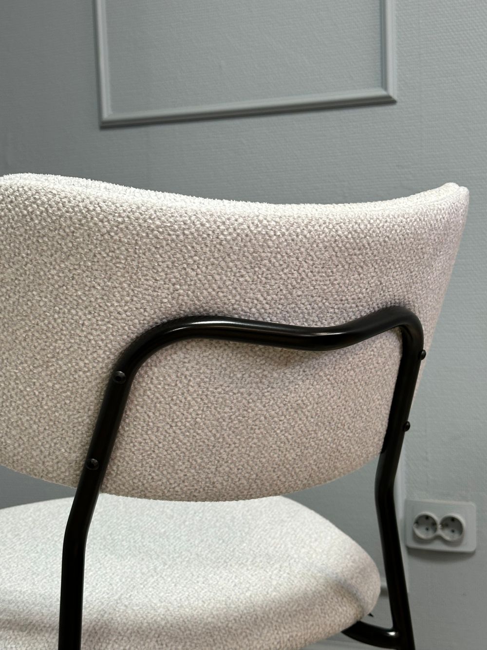 Комплект стульев 2шт KENNER 302SD черный/серебристый микробукле