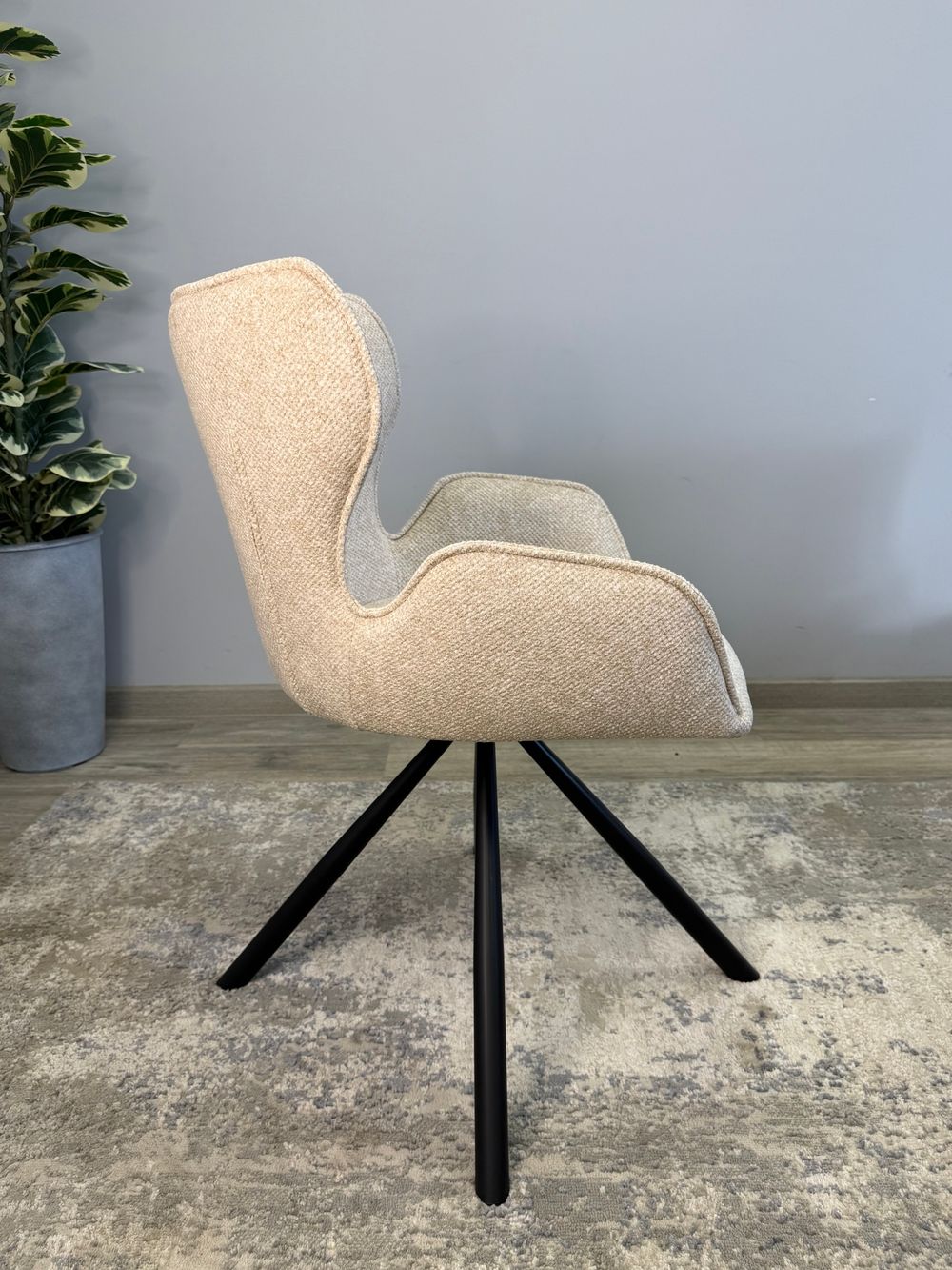 Стул KENNER 311SD черный/бежевый