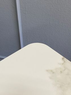 Стол KENNER AZ1200 черный/керамика мрамор белый