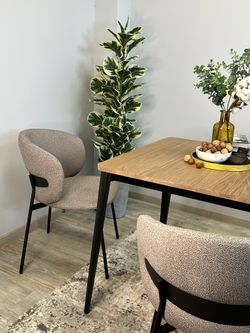 Стол KENNER KS1200 черный/дуб коричневый