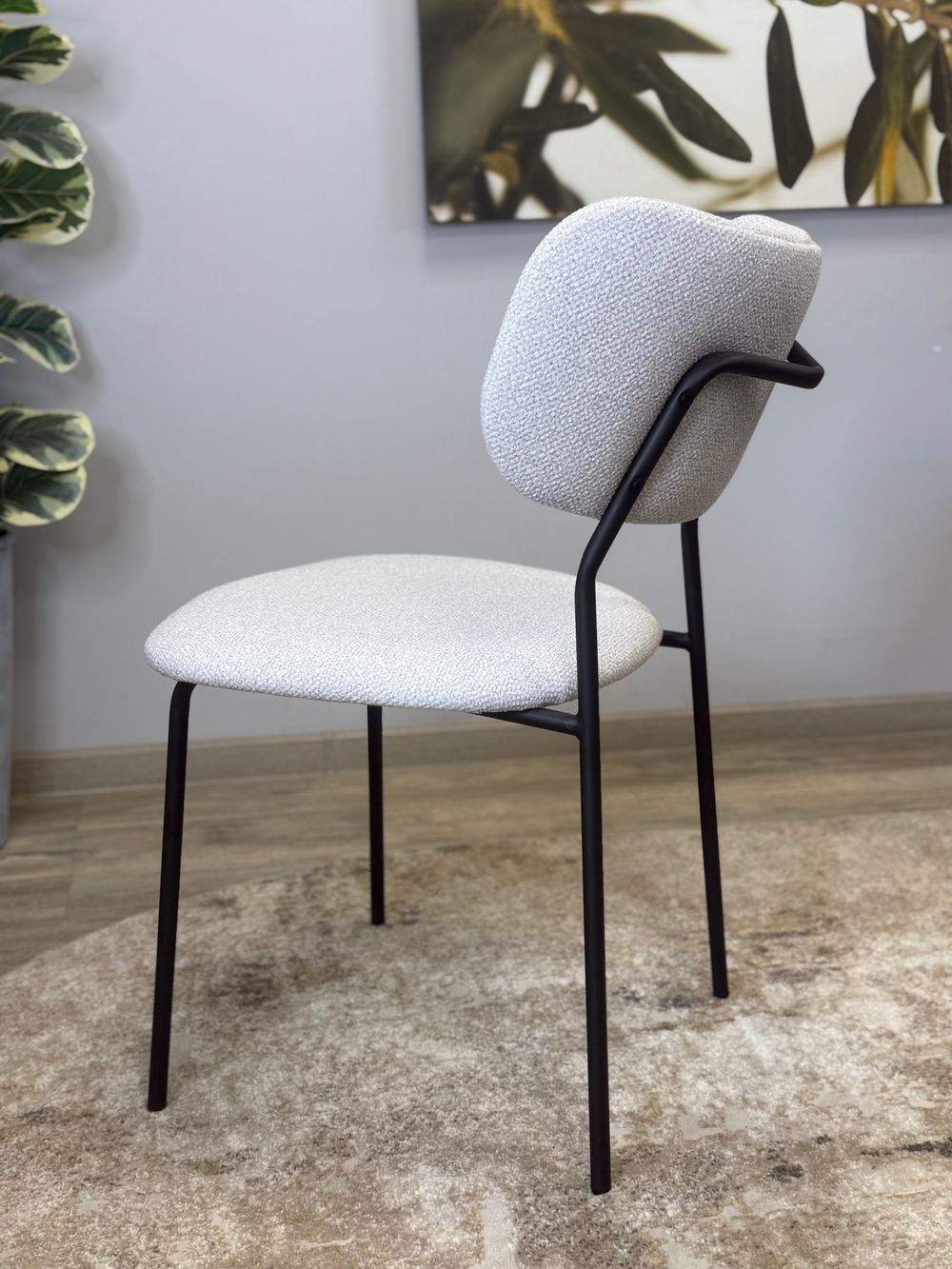 Стул KENNER 302SD черный/серебристый микробукле