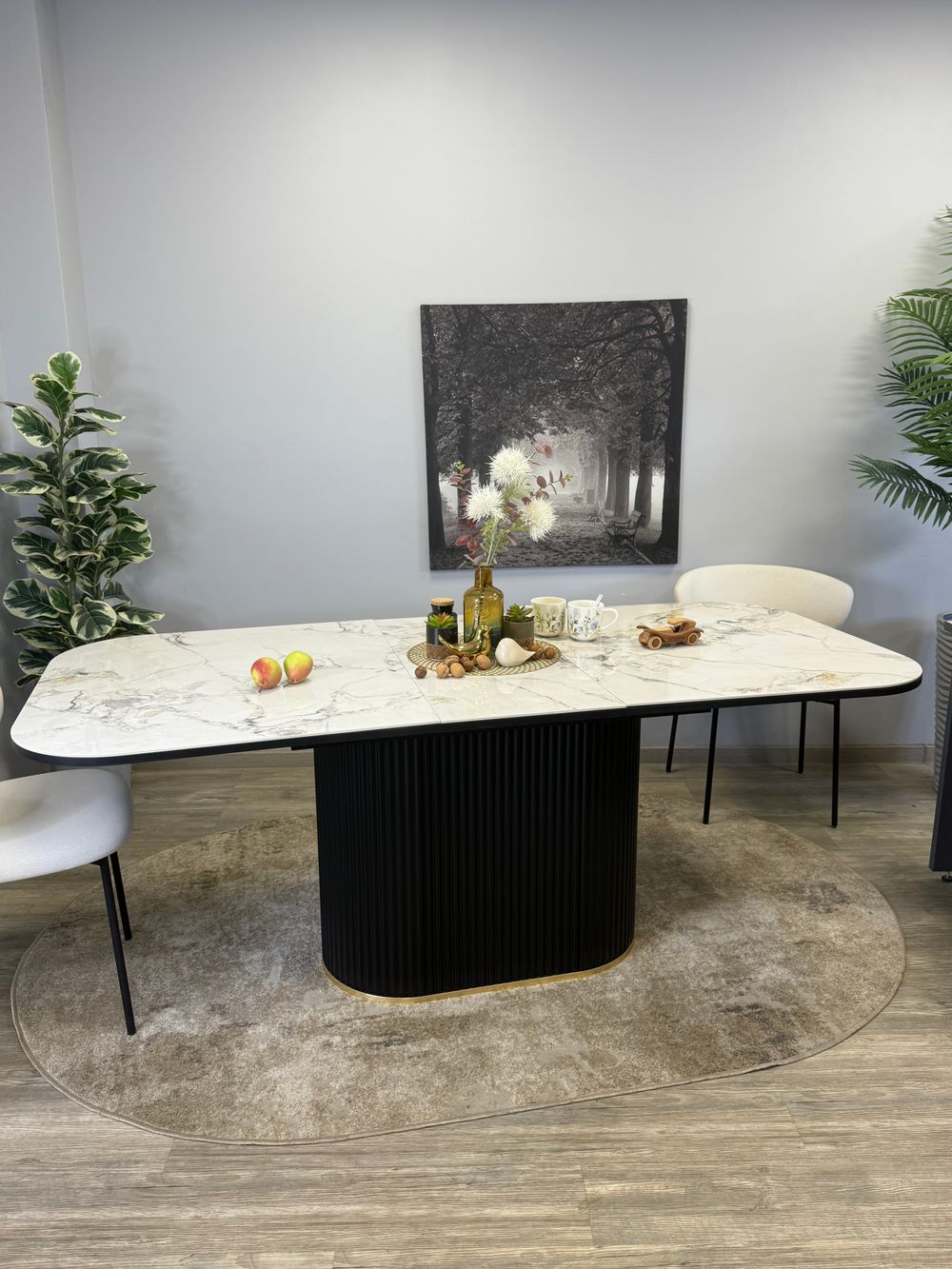 Стол Kenner LDs1600, черный/керамика SHAKESPEARE BLACK