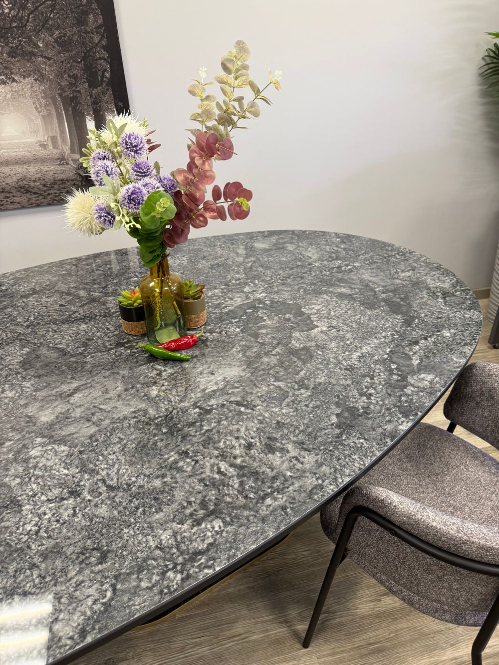 Стол Kenner LD2800, черный/керамика STARRY SKY BLACK