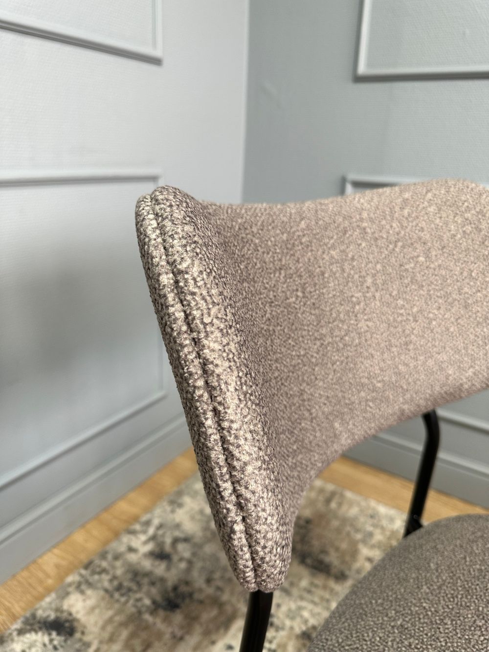 Комплект стульев 2шт KENNER 302SD черный/капучино микробукле