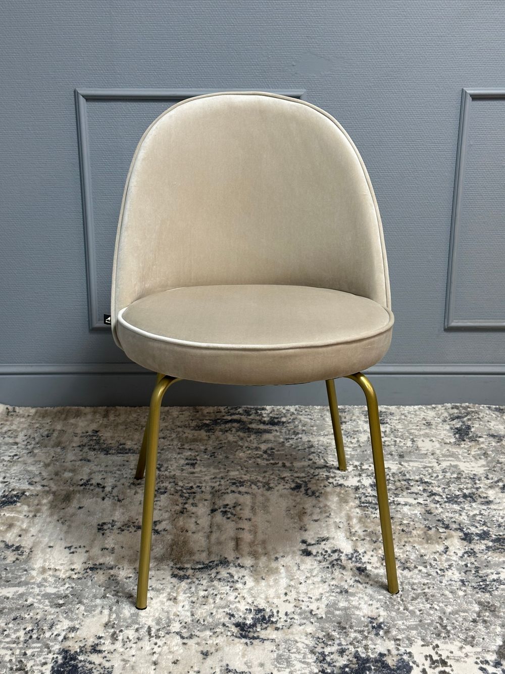 Стул KENNER 176SDs золотой/капучино