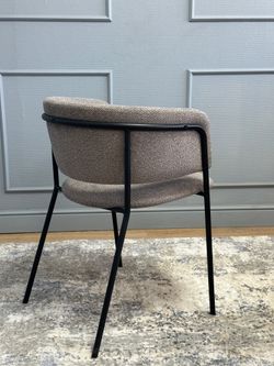 Комплект стульев 2шт KENNER 303SD черный/микробукле капучино