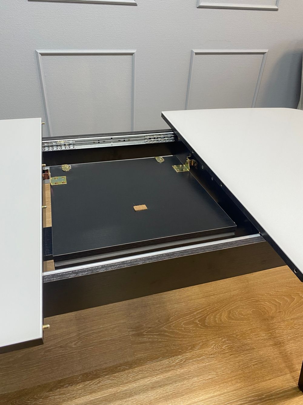 Стол KENNER 1200M венге/стекло белое глянец