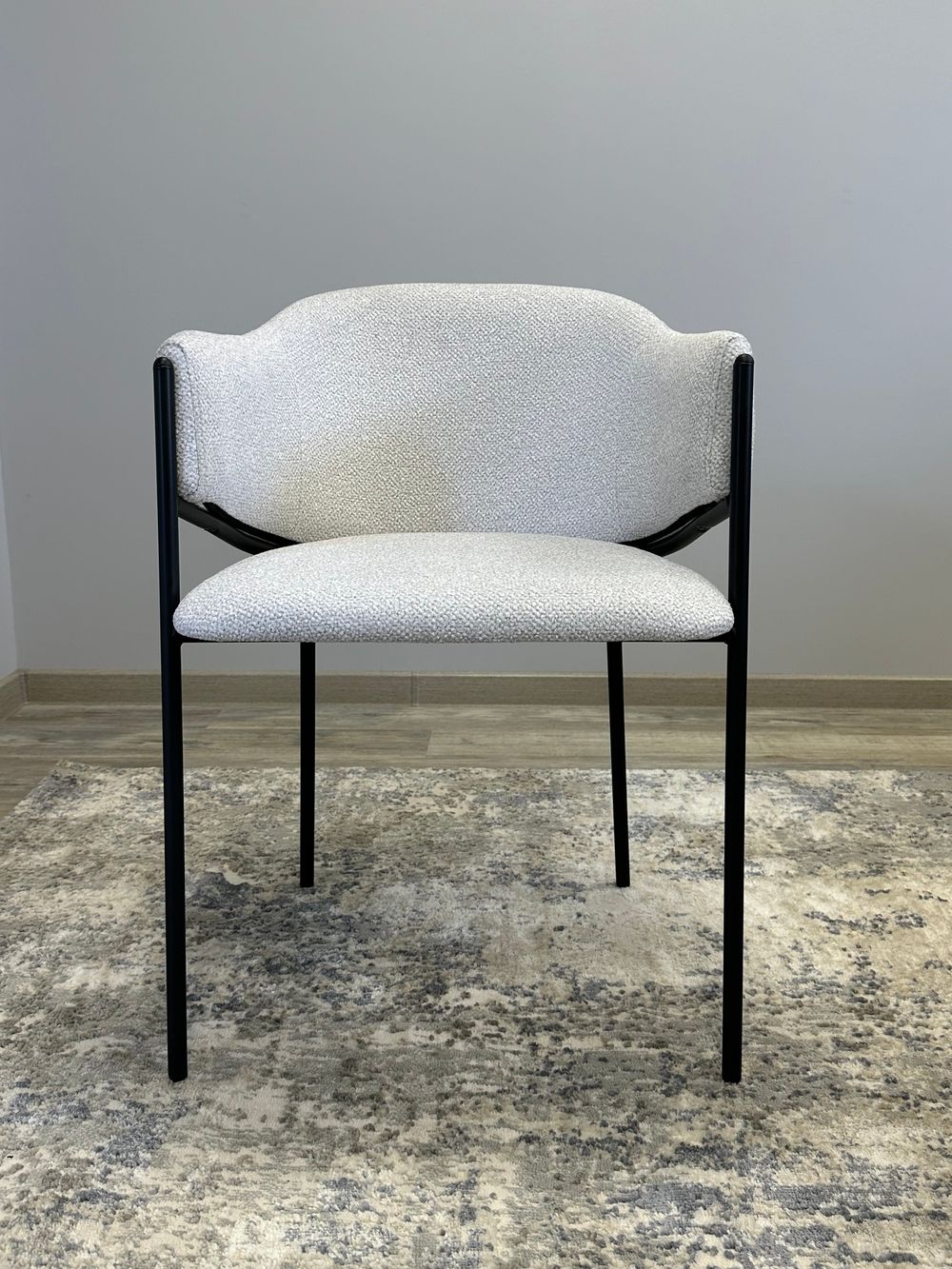 Стул KENNER 308SD черный/серебристый