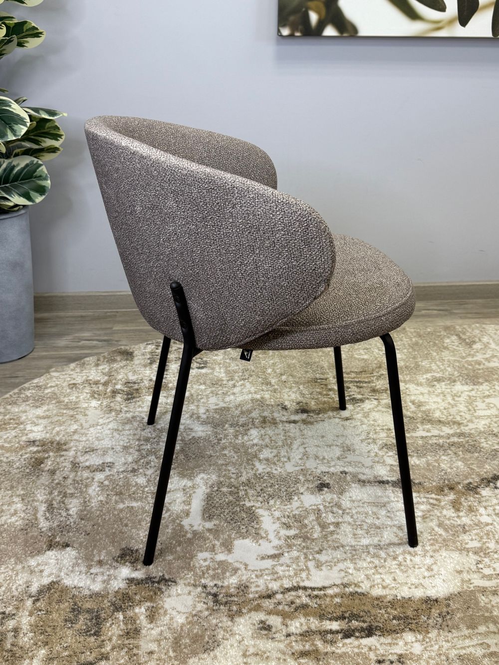 Стул KENNER 305SD черный/капучино микробукле