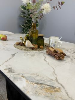 Стол Kenner LDs1600, белый/керамика TIANSHAN WHITE