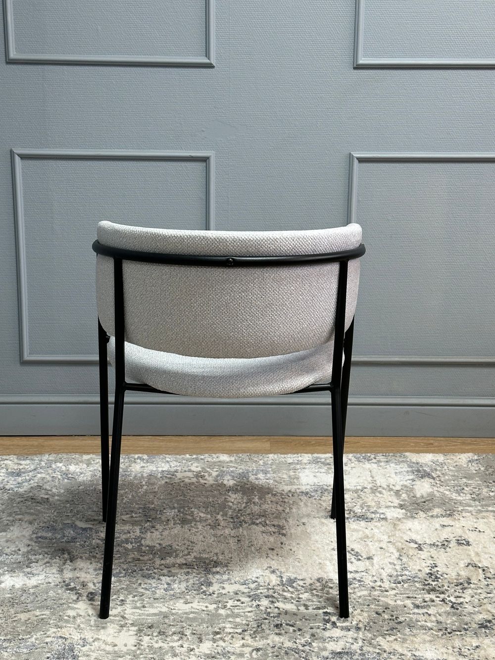 Комплект стульев 2шт KENNER 303SD черный/микробукле серебристый