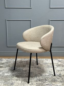 Комплект стульев 2шт KENNER 305SD черный/бежевый микробукле