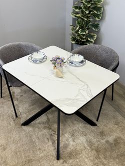 Стол Kenner BK900, черный/керамика GLORIA WHITE