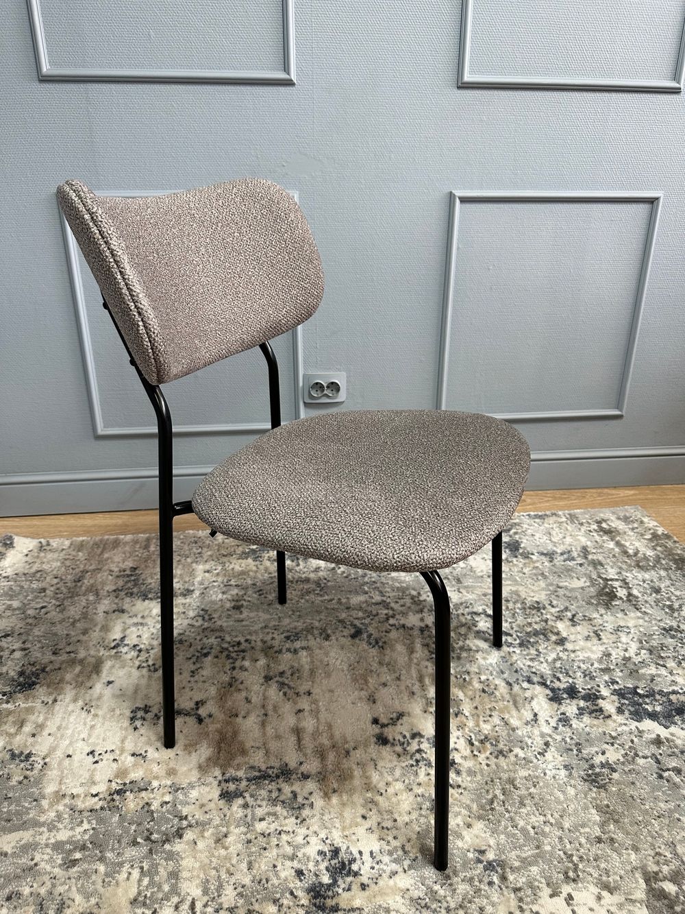 Комплект стульев 2шт KENNER 302SD черный/капучино микробукле