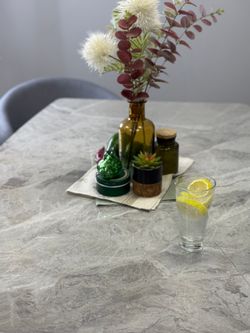 Стол KENNER BR1300 черный/керамика NEW ARMANI GRAY