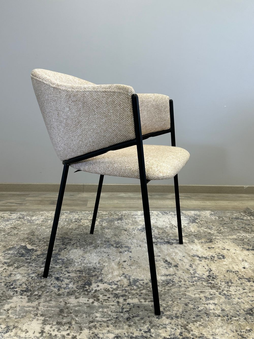 Комплект стульев 2шт KENNER 308SD черный/бежевый