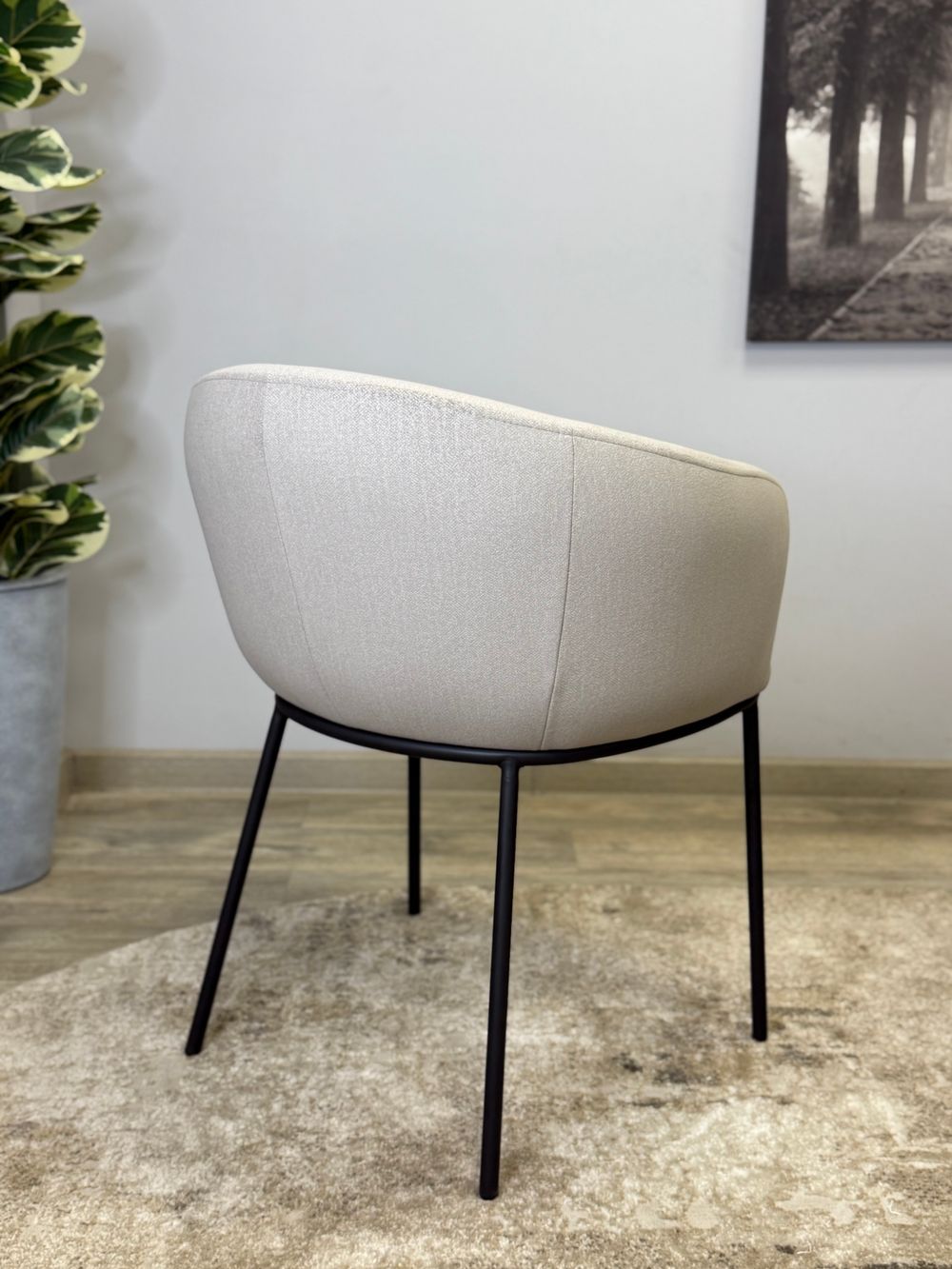 Стул KENNER 313SD черный/бежевый