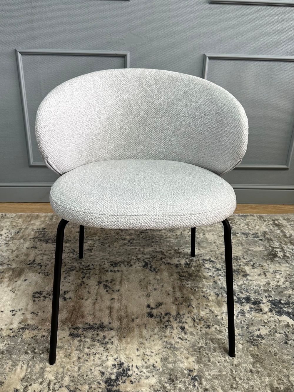 Комплект стульев 2шт KENNER 305SD черный/серебристый микробукле