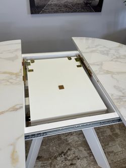 Стол KENNER RL1100 белый/керамика белая глянец