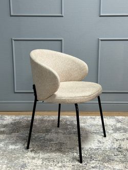 Комплект стульев 2шт KENNER 305SD черный/бежевый микробукле