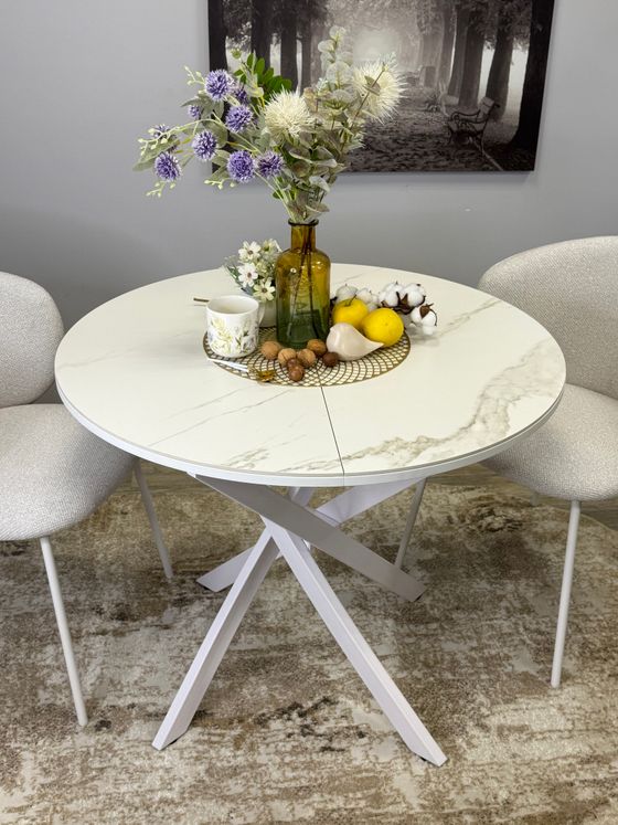 Стол KENNER R1000s белый/керамика белая