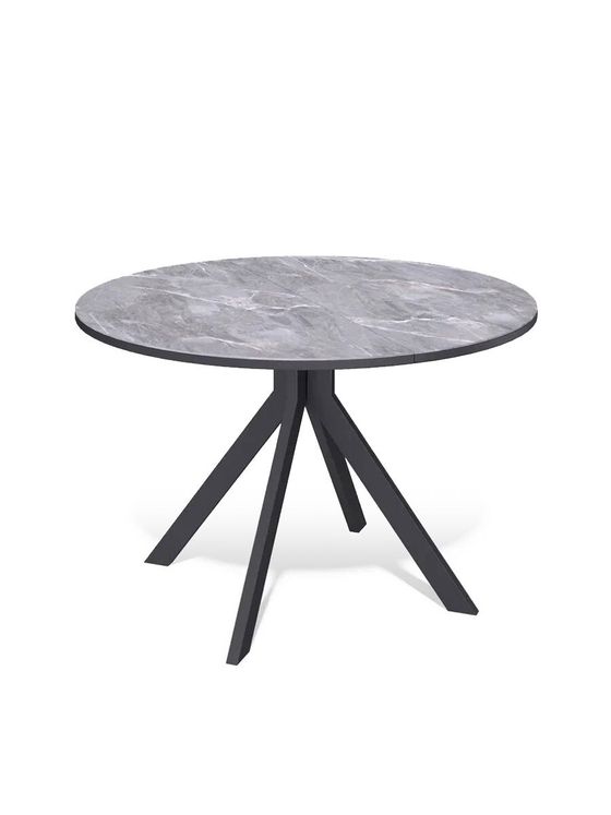 Стол KENNER AR1000 черный/керамика серая