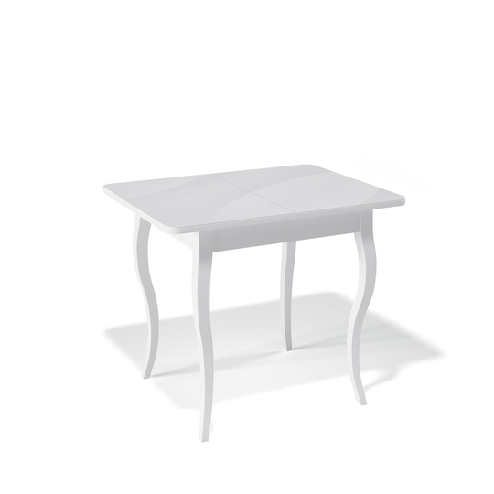 Стол KENNER 900 С белый/стекло белое глянец