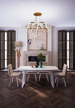 Стол KENNER AZ1400 белый/керамика белая